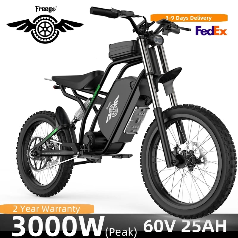 28/40MPH 60V 25AH E-Bikes