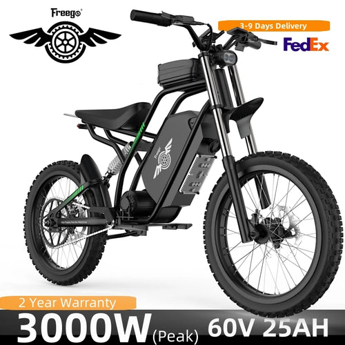 28/40MPH 60V 25AH E-Bikes