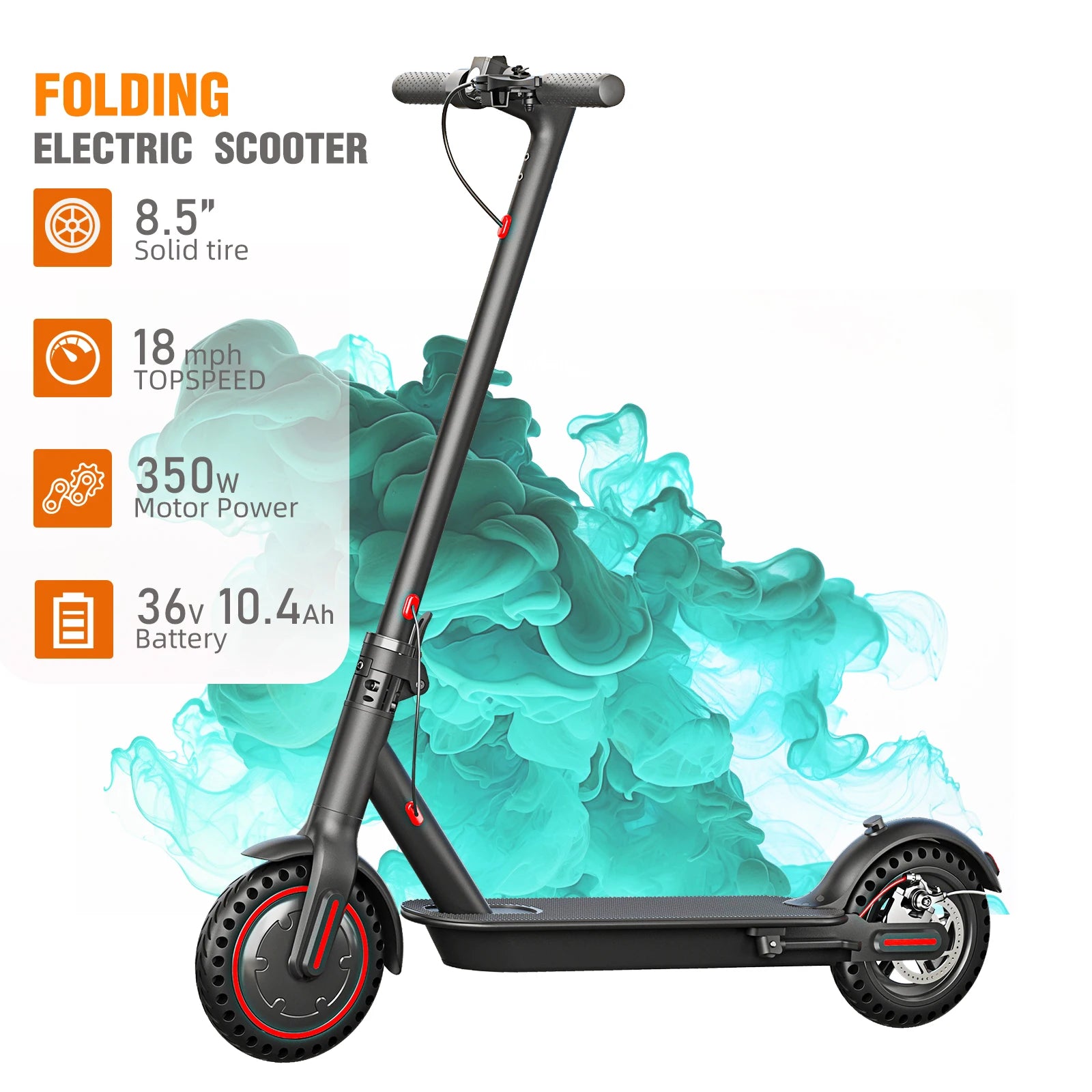 350W Foldable Electric Scooter for Adults
