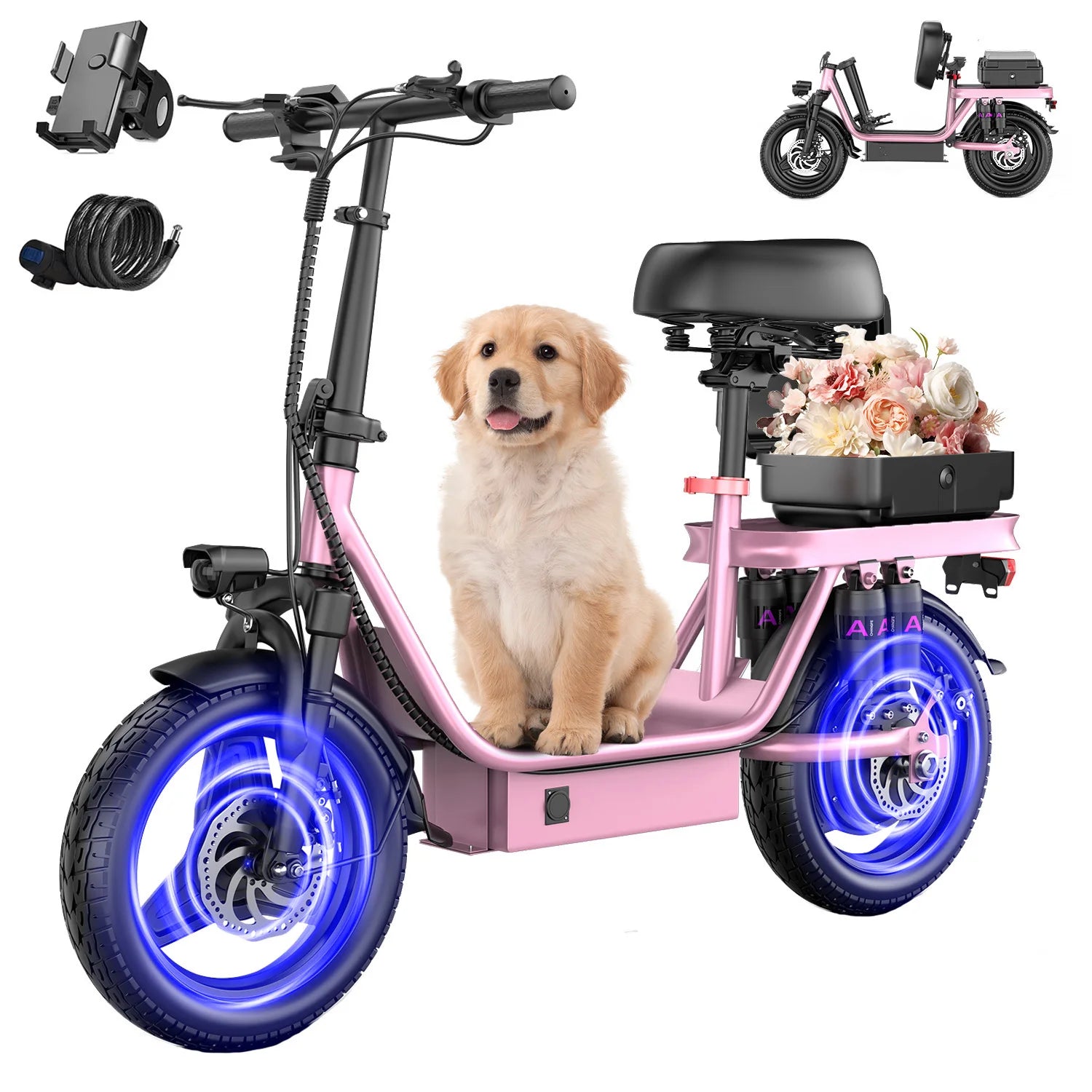 Electric Scooter for Adults 700W Peak Motor