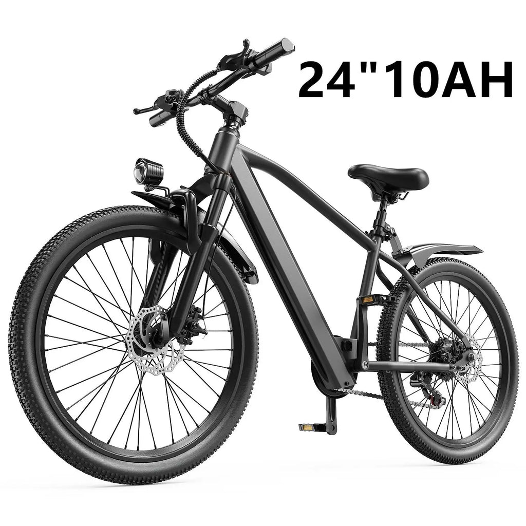 26" 24" Electric Mountain Bike with 36V Battery Peak 500W Motor