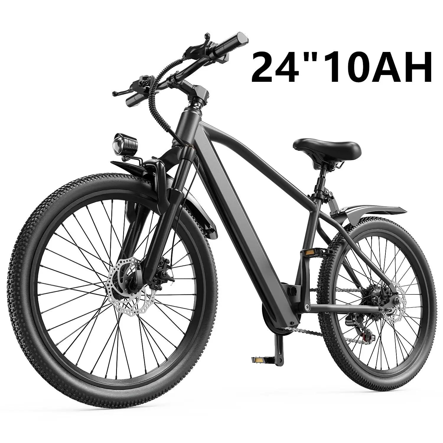 26" 24" Electric Mountain Bike with 36V Battery Peak 500W Motor