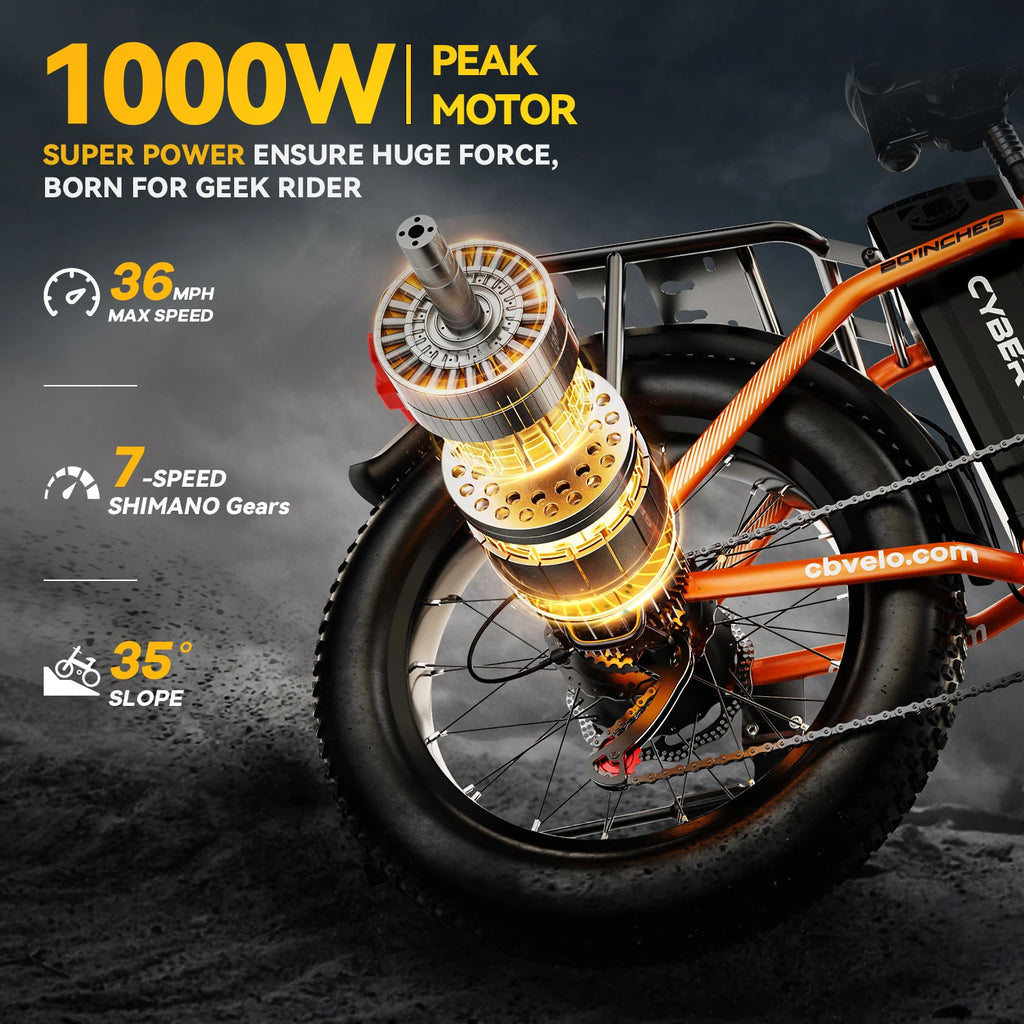 1000W Folding Electric Bike
